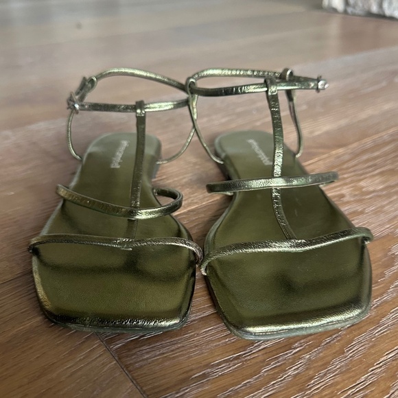 JEFFERY CAMPBELL Corinth Gladiator Sandal in Olive Metallic - Picture 5 of 11